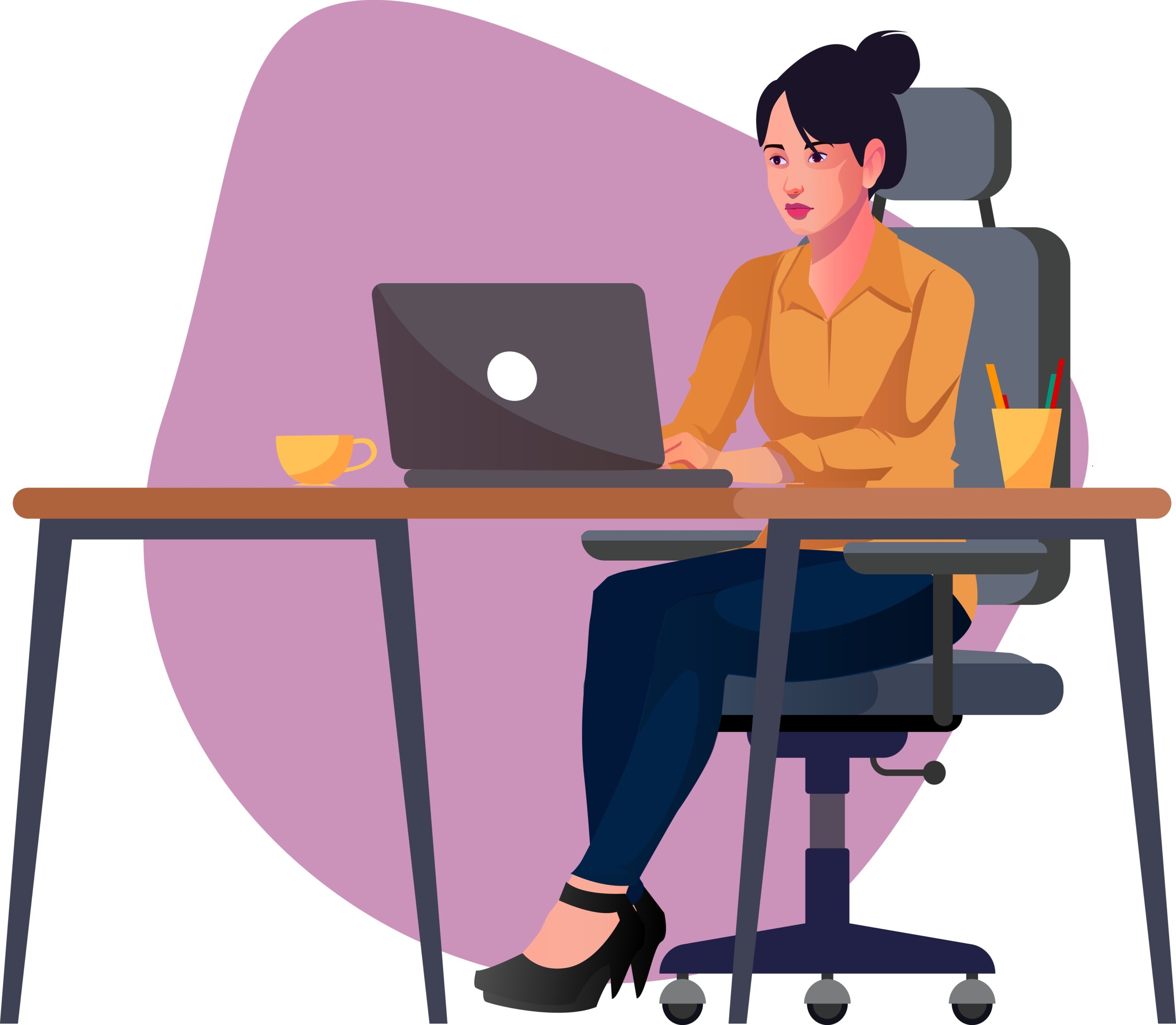 Woman Working